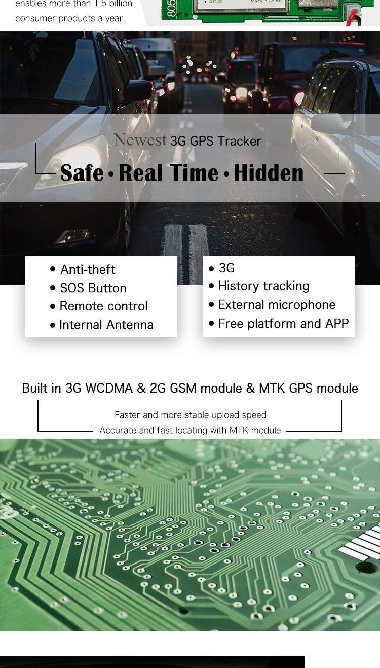 newest 3g gps tracker for car