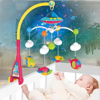 

Baby Toys Bed Bell 0-12 Months Animal Musical Crib Mobile Hanging Rattles Newborn Early Learning Kids Toy