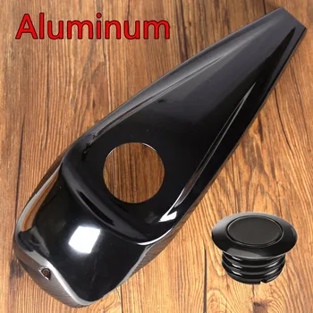 

Aluminum Smooth Dash Fuel Console Cover&Gas Tank Cap For Harley Touring Model