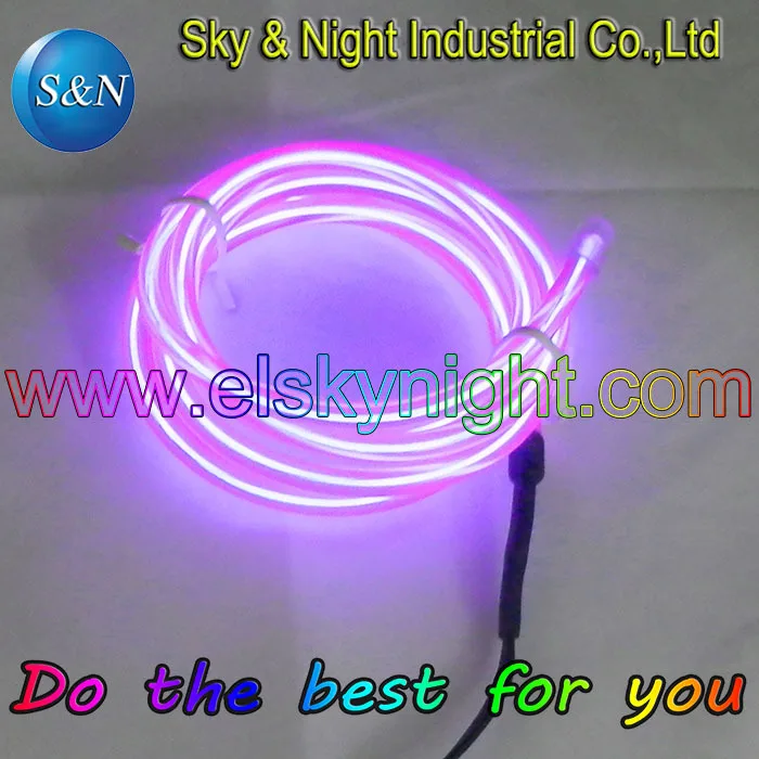 

Hight quality -Purple 5.0mm-2M flexible neon light for decoration with 3V controller