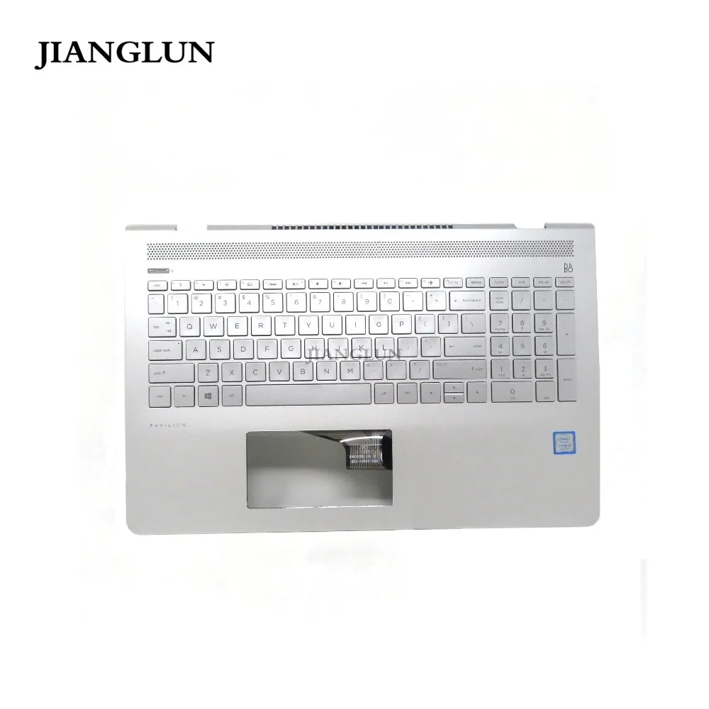 

JIANGLUN For HP 926859-001 15-CC123CL Top Cover Palmrest Silver with US Keyboard