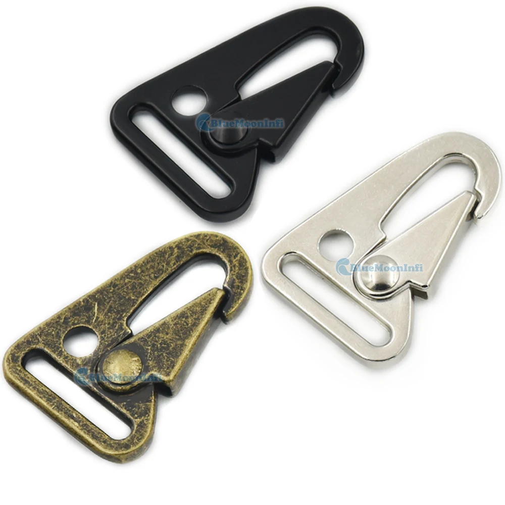 2/5/10/20 pcs Sling Clip Spring Gate Snap 1" 25mm Olecranon Hook