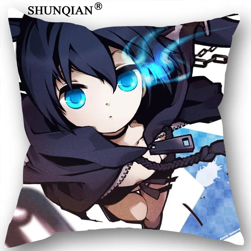 Новинка красивая наволочка для подушки в стиле аниме BLACK ROCK SHOOTER индивидуальный