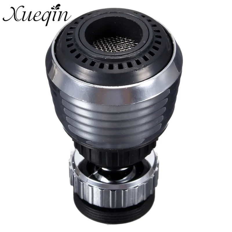 Xueqin 360 Adjustable Swivel Water Saving Kitchen Tap Aerator Diffuser Spray Steam Aerator Faucet Filter Connector 