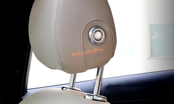 

4pcs ABS Chrome Matt Interior Headrest Adjustment Cover Trim For Benz GLE W166 / Coupe C292 2015 2016