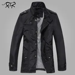 Для мужчин Куртки 2018 новая брендовая Повседневная куртка высокое качество Демисезонный Регулярный куртка пальто для мальчиков модные