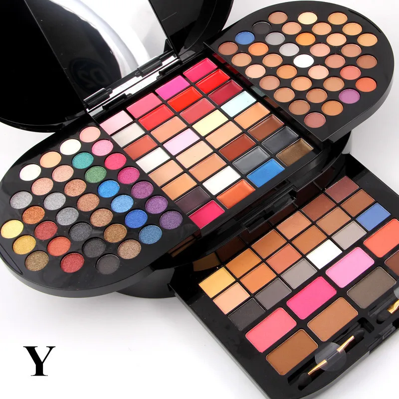 Miss Rose professional makeup set makeup box glitter shimmer matte eyeshadow Powder Palette ip gloss blush brush makeup tools Miss Rose professional makeup set makeup box glitter shimmer matte eyeshadow Powder Palette ip gloss blush brush makeup tools