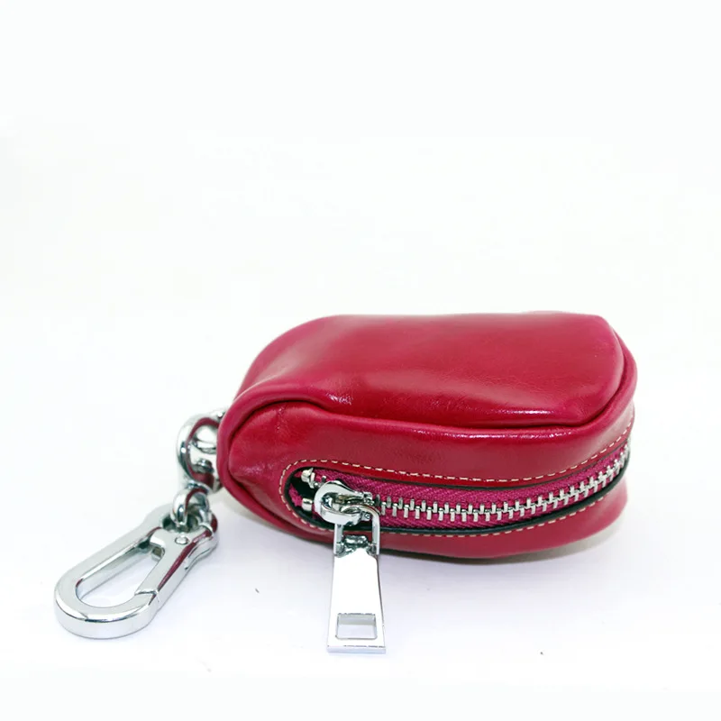Wallets oil wax head layer of leather car key cases car remote control