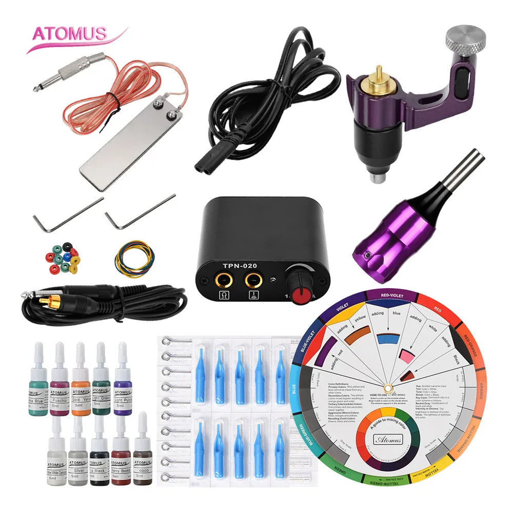 

Tatuagem Proficional Maquina De Tatuaje Maquina De Tatuar Rotativa Kit Professional Tattoo Rotary Makeup Tatuajes Set Tatouage