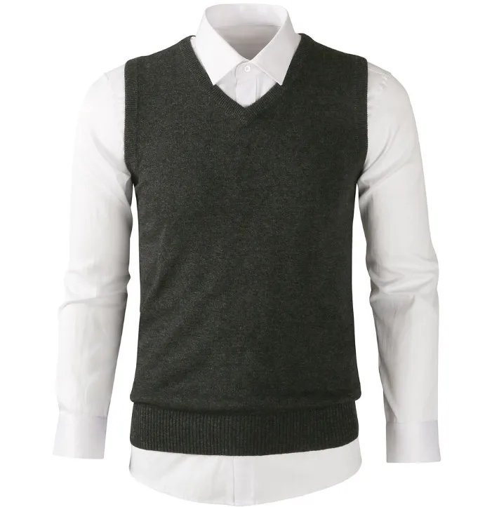 Mens Sweater Pullovers Knitted  for men Korean Warm Wool Sweaters V Neck male knit Sleeve Plus Size ouc084