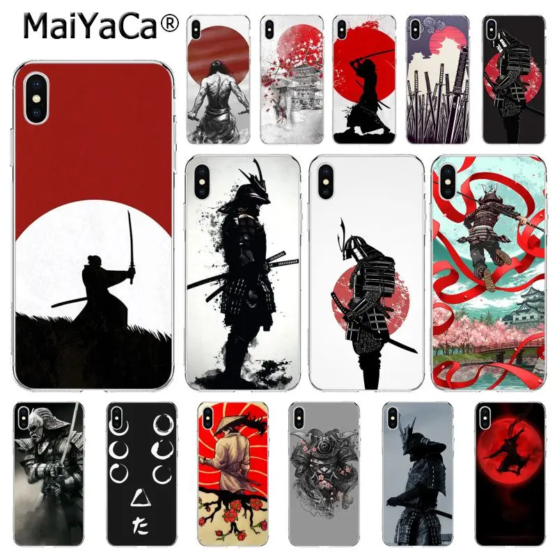 

MaiYaCa Japan The samurai Ninja Phone case For iphone 11 Pro 11Pro Max 8 7 6 6S Plus X XS MAX 5 5S SE XR