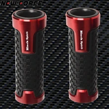 22 мм 7/8 ''CNC алюминиевый резиновый мотоцикл противоскользящая ручка ручки ручка для Honda ST 1300 Black SpiRit NC750 S/X CB1100