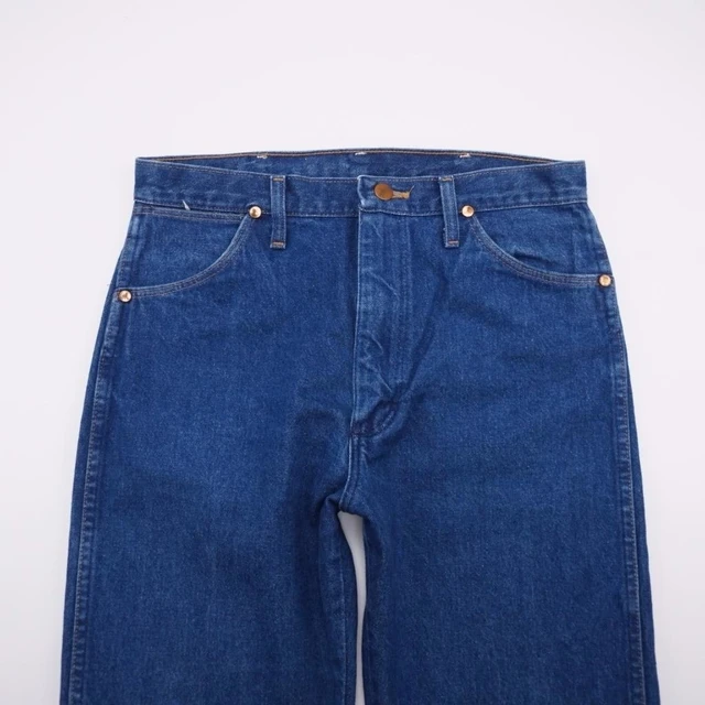WRANGLER 13MWZ Cowboy Cut Orig Fit Jeans Dark Wash Denim Mens 32x35 _ -  AliExpress Mobile