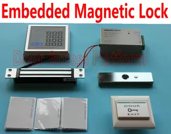 

Home/Office use Pin Code+card ID card keytag standalone reader access control machine +Embedded Magnetic Lock+Security kit