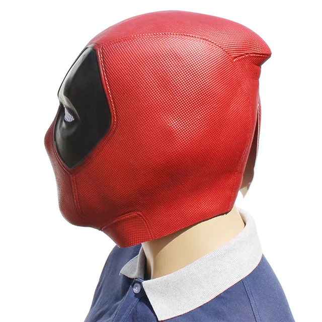 Movie Deadpool Cosplay Mask Latex Full Head Helmet Deadpool Wade Winston Wilson Party Costume Masks Adult Funny Props -