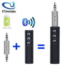 Cuagree 3,5 мм разъем Bluetooth приемник Громкая связь Вызов Bluetooth адаптер автомобильный передатчик Авто музыкальные приемники автомобильный Bluetooth