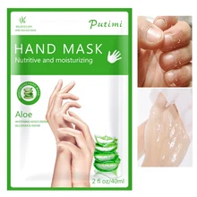 Whitening Spa Hand Gloves Moisturizing Hand Masks Aloe Extract Smoothing Anti-Aging Gloves for Hand Care