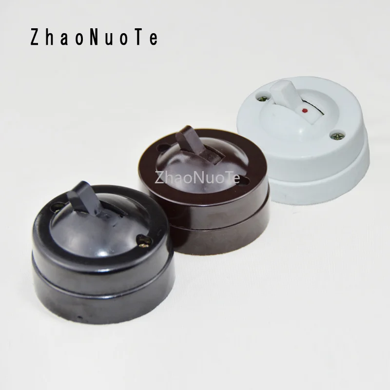 Aliexpress.com : Buy 6pcs Retro Toggle Switch Flat Round Surface