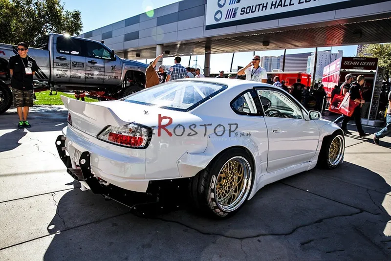 

S15 SILVIA ROCKET BUNNY RB WIDE AERO STYLE REAR DIFFUSER KIT FRP FIBER GLASS
