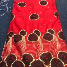 Ткань из Дубая швейцарская вуаль кружевная ткань красная африканская Женская кружевная ткань нигерийское кружево с камнями для свадебных платьев 5+ 2 ярдов/партия