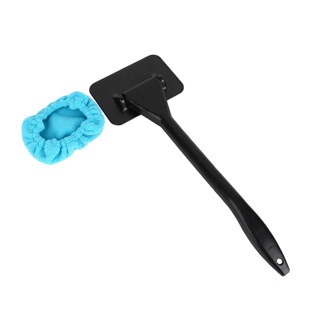 Car Wash Brush Microfiber Auto Window Cleaner Long Handle Dust Car Care Windshield Shine Towel