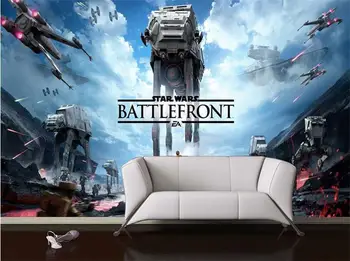 

3d room wallpaper custom HD photo mural non-woven wall sticker Star Wars urban architecture painting photo wallpaper for wall 3d