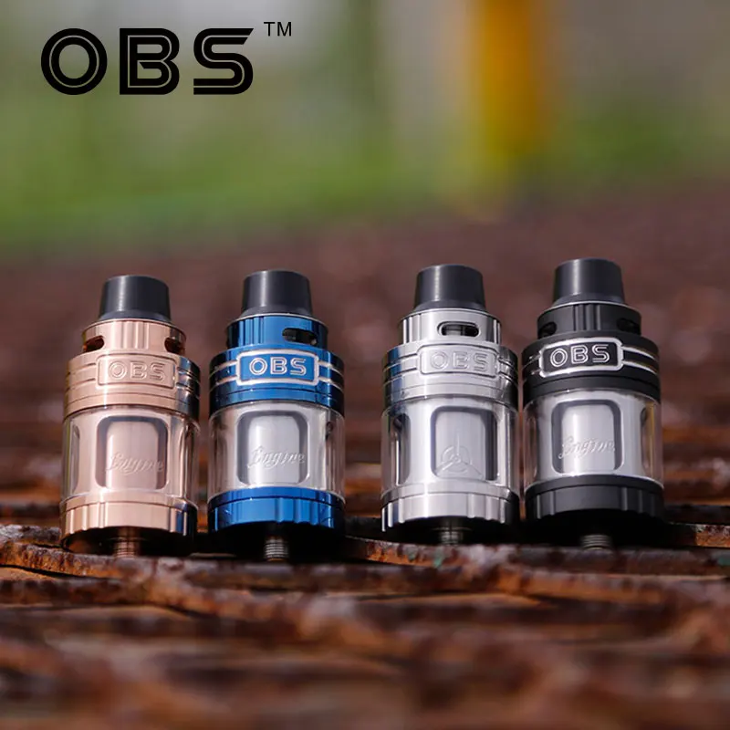 

Original OBS Engine RTA Tank 5.2ml Temp Control Engine Rebuildable Tank Atomizer Engine rta Side Filling vs Crius Plus Atomiz