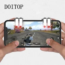 1Pair Pubg Controller Mobile Gamepad Free Fire Artifact For Pubg Trigger Six-finger linkage For Pubg Control Gaming Accessories 1Pair Pubg Controller Mobile Gamepad Free Fire Artifact For Pubg Trigger Six-finger linkage For Pubg Control Gaming Accessories