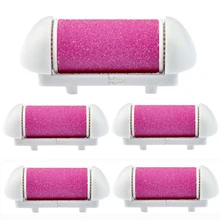 3/4/5Pcs Replacement Roller Heads For Electric Pedicure Exfoliator Smooth Dead Skin Removal Heel File Cuticles KM2500 KM2502