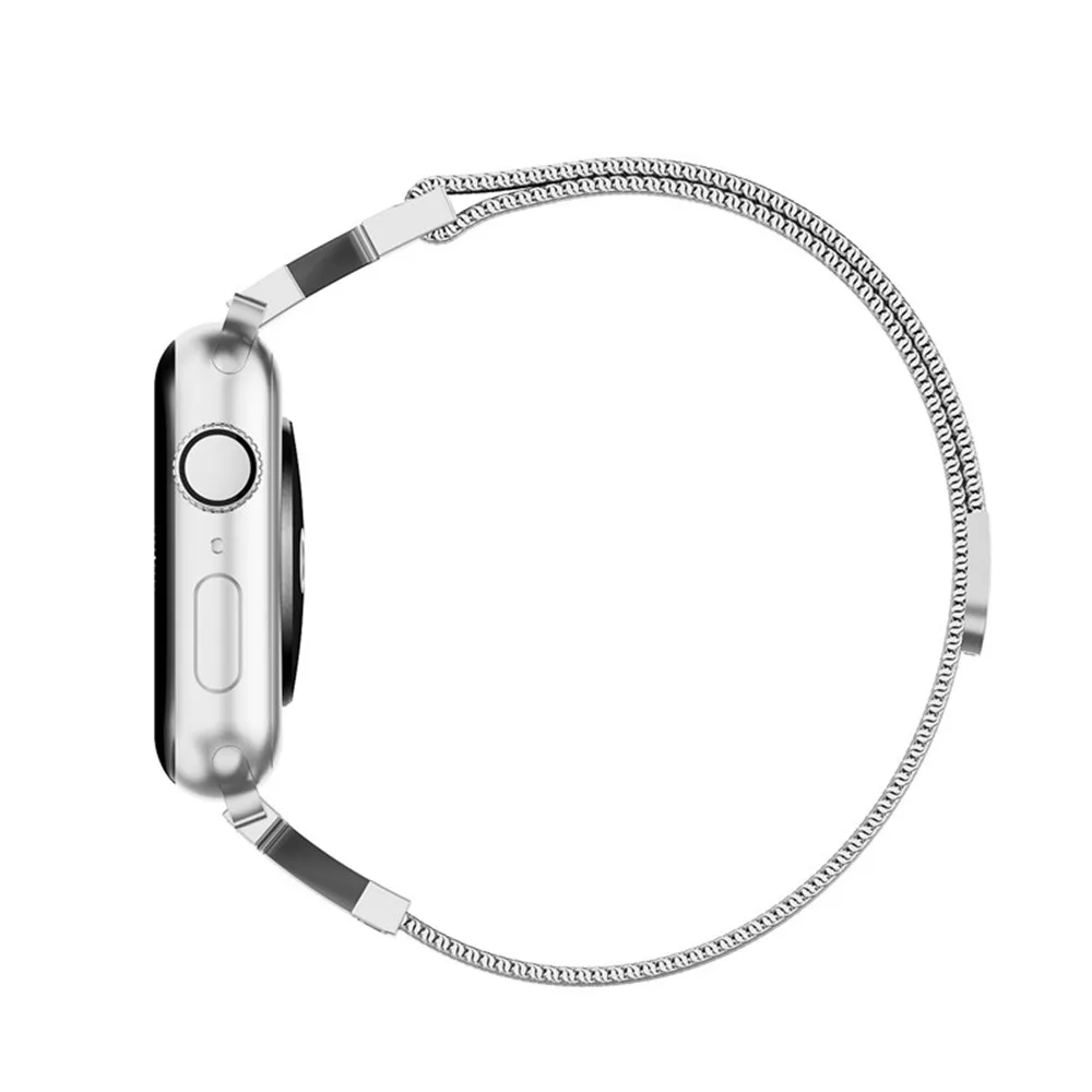 40 мм 44 мм для Apple Watch 4 Z слова Milanese Loop Band Diamond нержавеющая сталь браслет ремешок для iWatch 123 часы полосы 38 42 мм