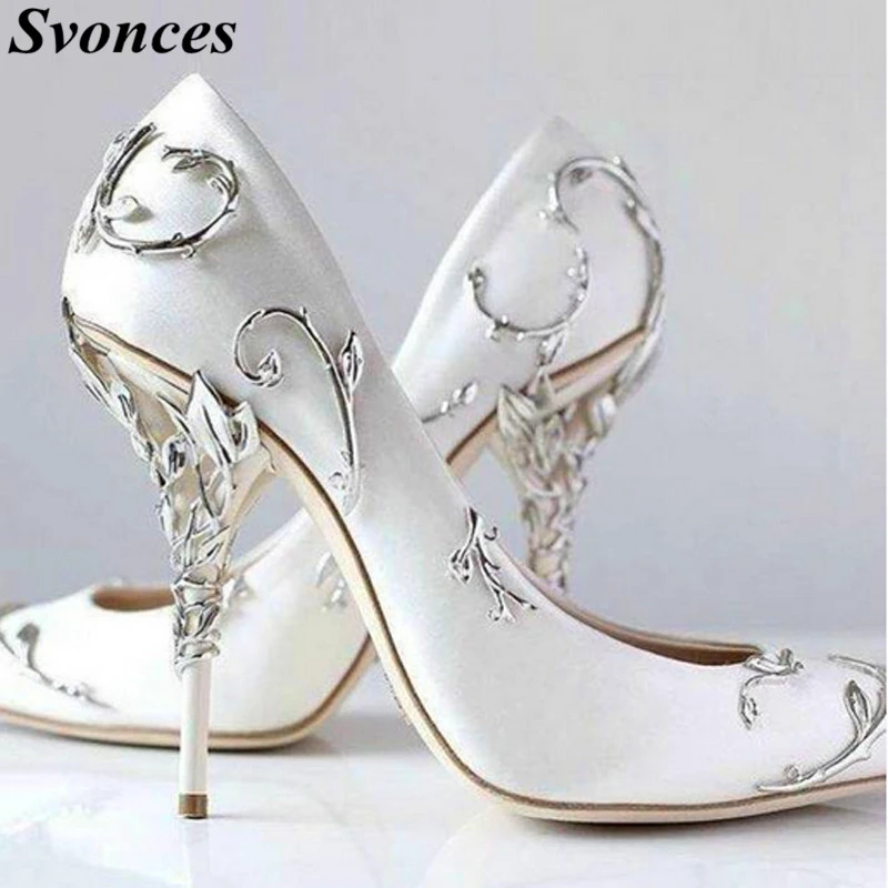 white pump shoes wedding