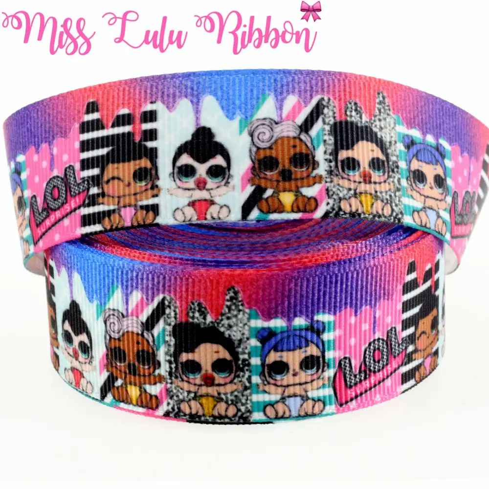 1 &quot25 мм мультфильм серии геометрические узоры напечатаны Grosgrain ленты милый