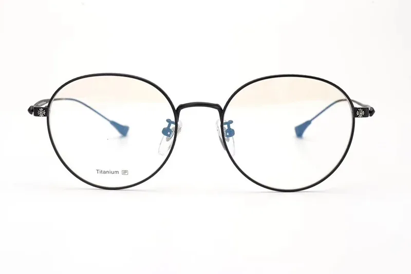 

2019 women optical frames pure titanium round eyeglasses frame women glasses gold eyeware Vintage spectacle prescription potter