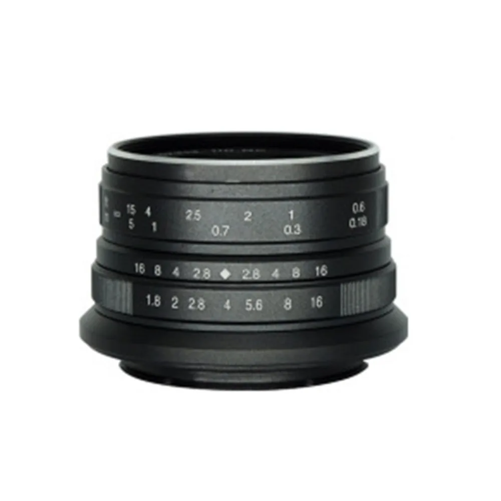 Портативный 25 мм F/1,825-1,8 E-Mount Prime Lens ручная фокусировка объектив прочный аксессуары для камеры sony/Canon/Fuji/M43 камера