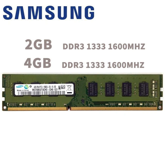 Best Offers Samsung PC Memory RAM Memoria Module Computer Desktop 2GB 4GB DDR3 PC3 10600 12800 1333MHZ 1600MHZ  2G 4G 1333 1600 MHZ RAM 8gb 