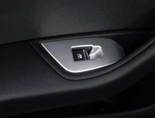 Матовый хром переключатель интерьерный Панель крышка набор 5 шт для Audi A4 B9