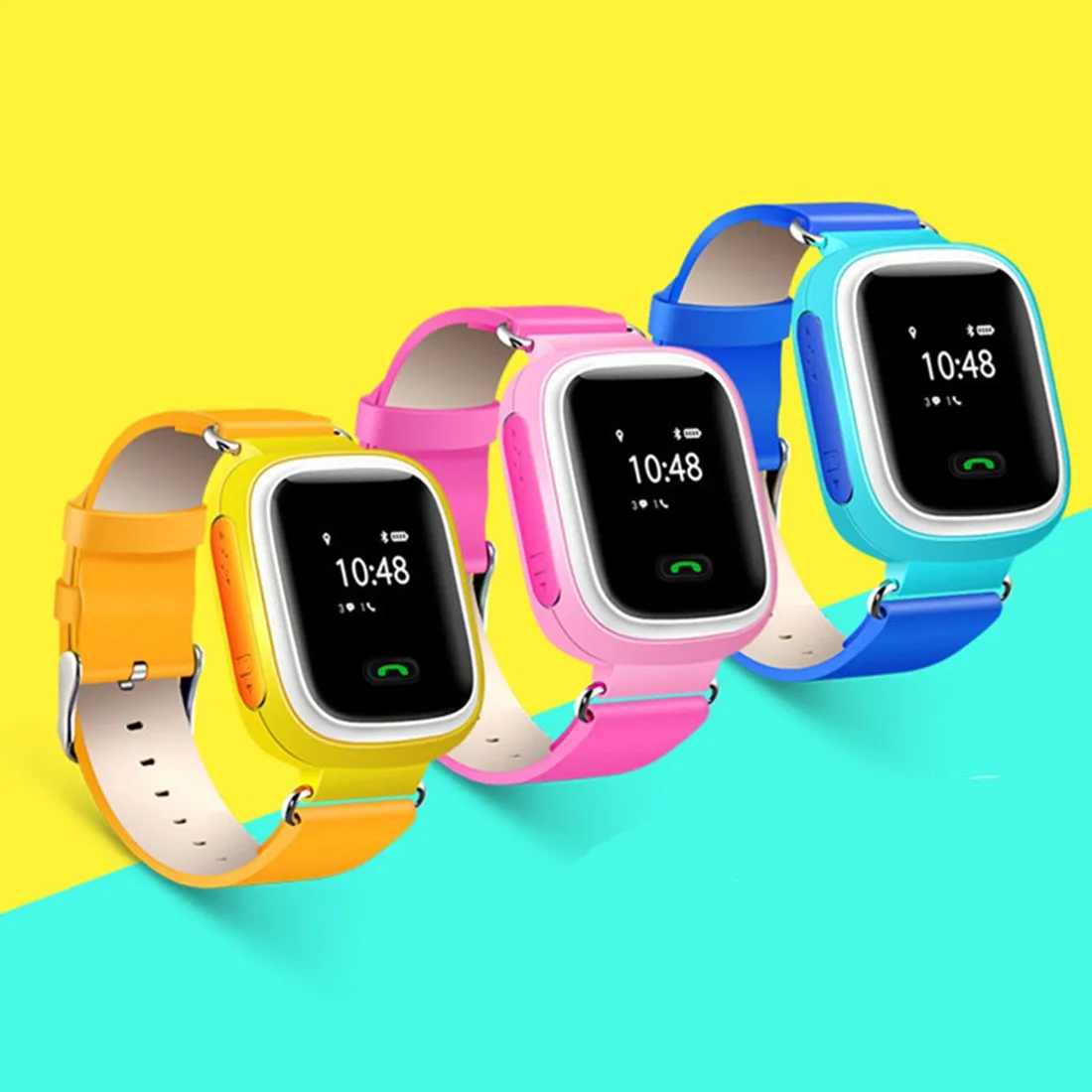 

Safe Kid GPS Smart Watches Phone Wristwatch SOS Call GSM Locator Map Tracker
