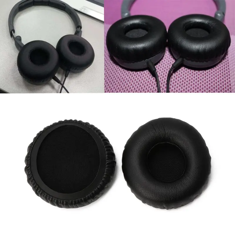 

2Pcs Black Replacement Earpads Ear Cushions Ear Pads Cushion for K450 K451 K230 K24P K430 Q460 Headphones