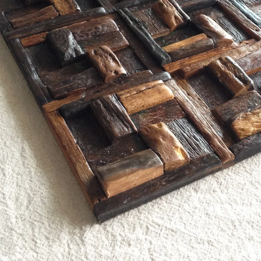 wood art tstawt018 wooden tiles chocolate chestnut vintage style wood art tstawt018 wooden tiles chocolate chestnut vintage style