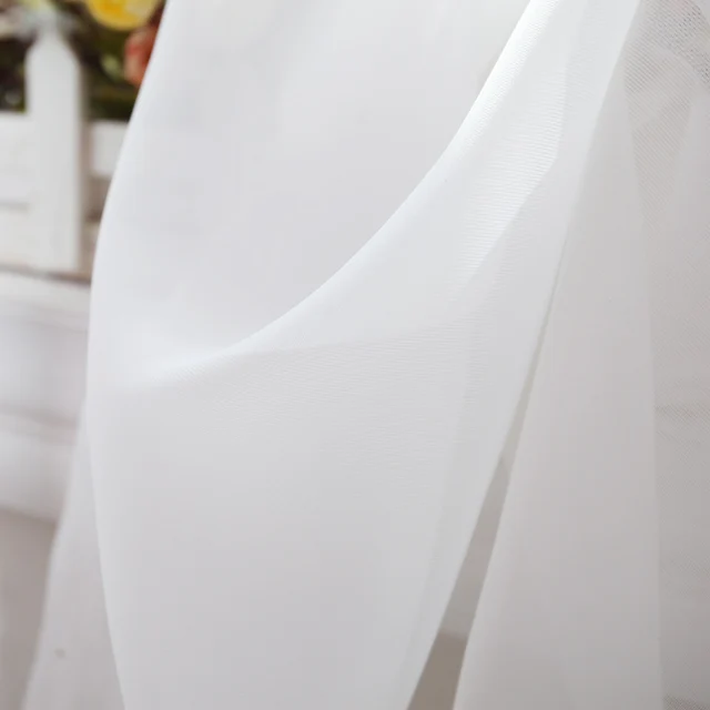 Solid White Tulle 5