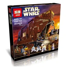 Hot 05038 3346 Unids Star Wars Force Despierta Sandcrawler Modelo Kit de Construccion Ladrillos Minifigure Bloques Con 75059