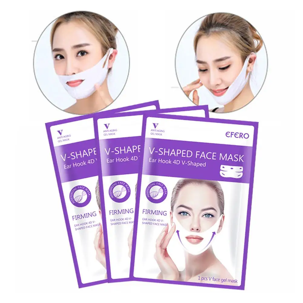 

Double Chin Slim Mask V-Shape Lifting Face Mask Tension Firming Thin Hanging Ear Face Care Anti Wrinkles