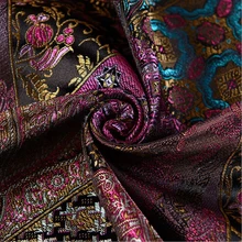 115x100 см цветные цветы стиль Металлик Жаккардовая парча ткань, 3D жаккардовая пряжа, окрашенная ткань для одежды, постельных принадлежностей, сумок, занавесок