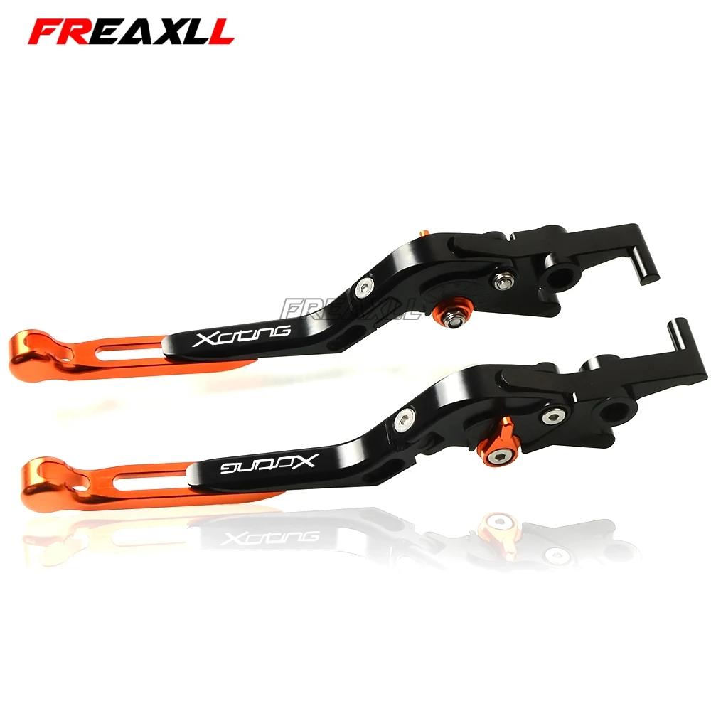 Colore : A Cavaliere Boutique Set Leva Frizione Freno PER Kymco Xciting 250 300 400 500 Leva Frizione Freno Moto In Alluminio Titanio Squisita E Resistente Design Originale