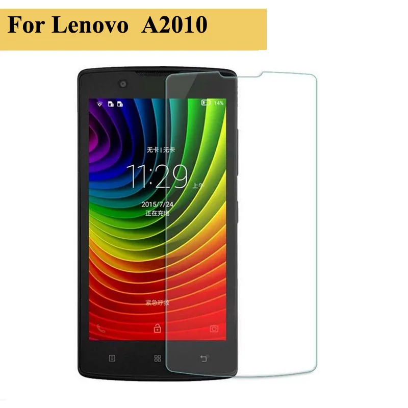 

2PCS For Lenovo A2010 Screen Protector Original Anti-shock 9H Tempered Glass Safety Protective Film On A 2010 A2580 A2860