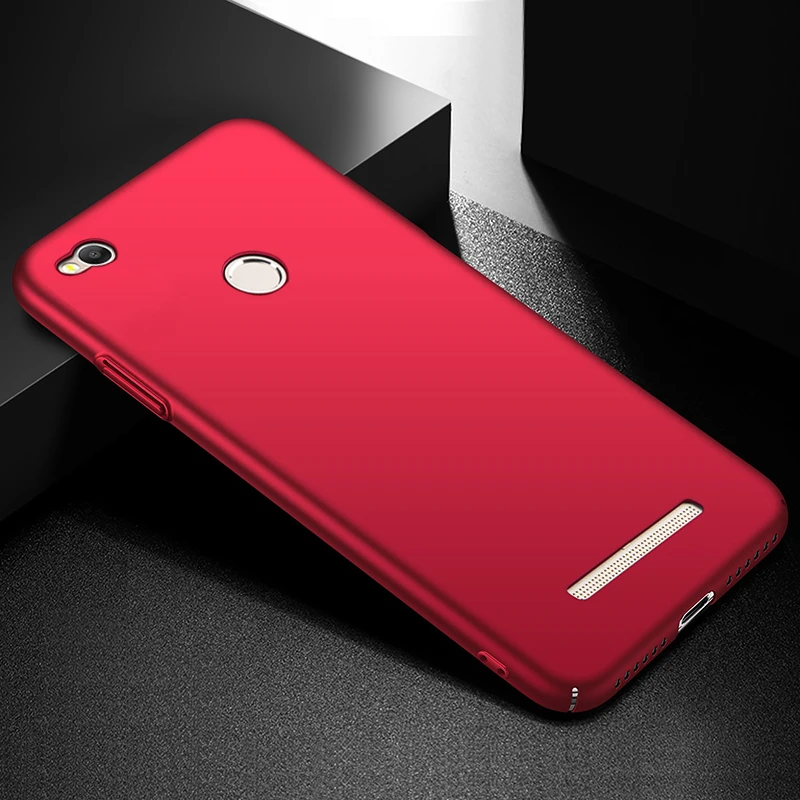 KaiNuEn Coque чехол для Xiaomi Redmi 3S Pro prime Жесткий ПК на роскошный простой, матовый протектор для телефона 360 задняя крышка Etui
