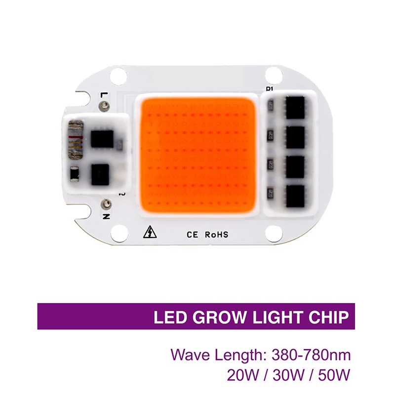  5PCS Full Spectrum LED COB Chip For Grow Plant Light 220V 110V 20W 30W 50W Phyto Lamp For Indoor Pl - 32900915272