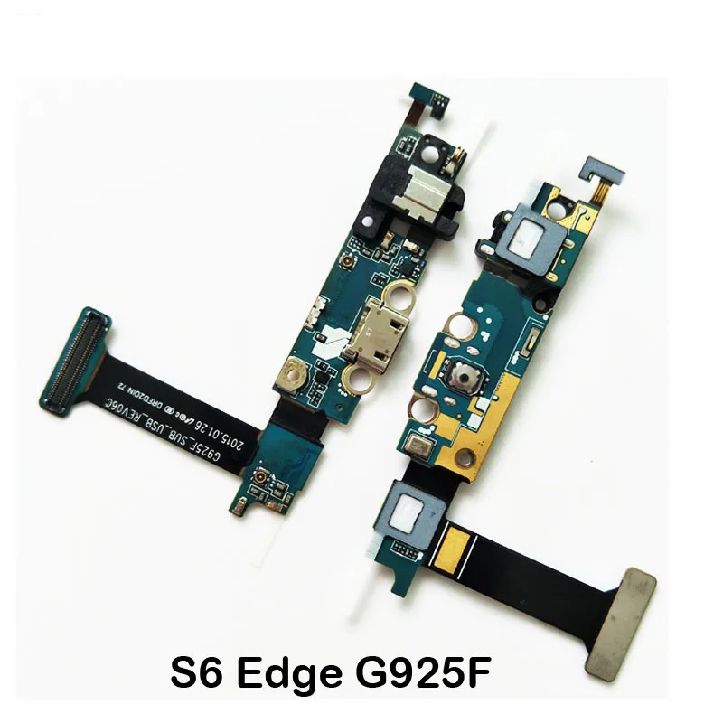 Для Samsung Galaxy S6 Edge G925F usb зарядный порт разъем подставка с зарядным устройством ленты