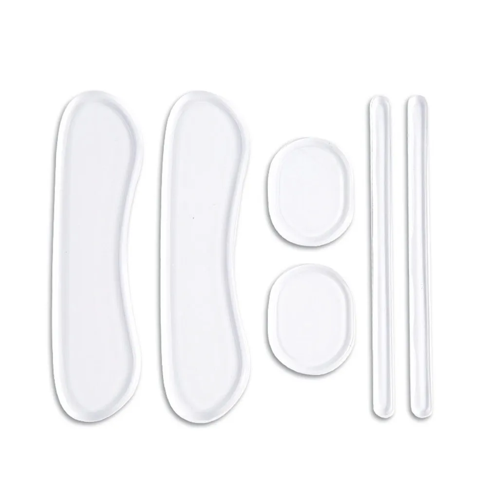 

6Pcs=3 Pair Silicone Insoles for Shoes Anti Slip Gel Pads Foot Care Protector for Heel Rubbing Cushion Pads Shoes Insoles Insert