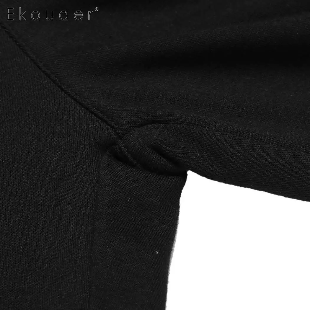 Ekouaer Drawstring Для мужчин талии лоскутное Повседневное пижамные шорты с карманами